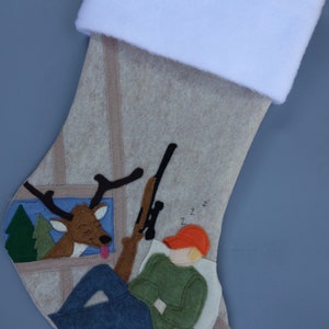 Hunting, Hunter Christmas Stocking for Him or HerChristmas Smooch or Tease image 2