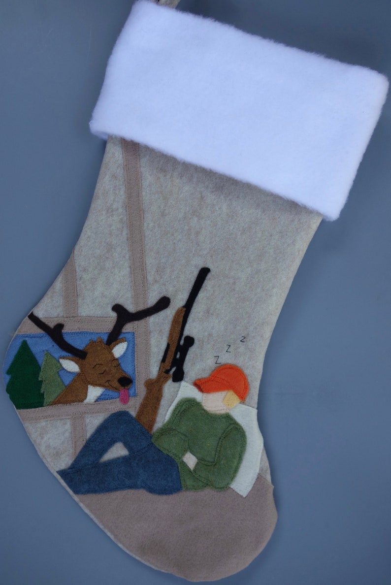 Hunting, Hunter Christmas Stocking for Him or HerChristmas Smooch or Tease image 2