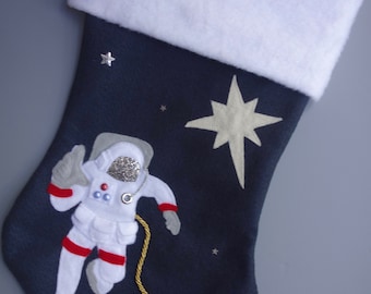 Astronaut Christmas Stocking--"Christmas in Space"