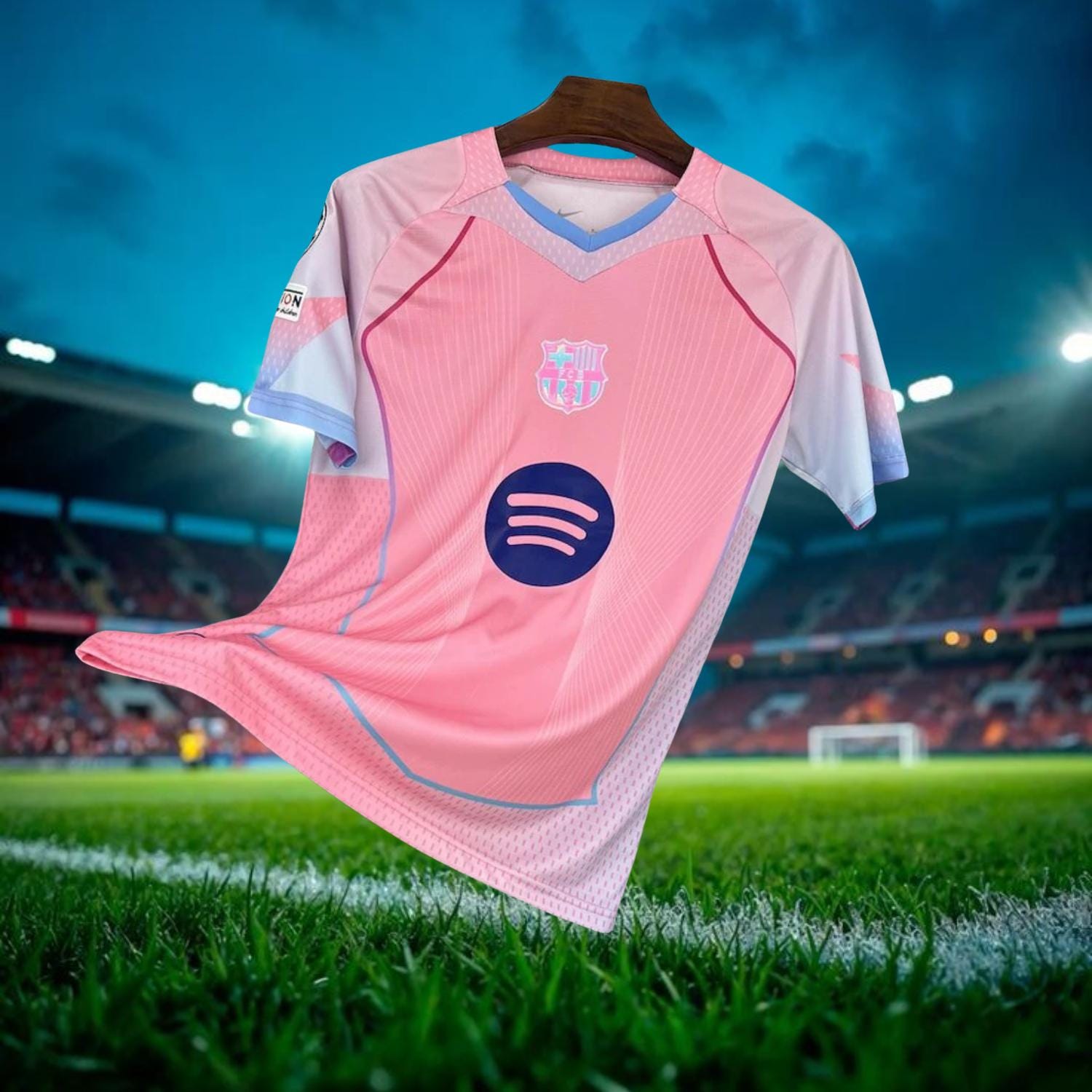Maillot Barca Maglia Barca Rosa Football Terza Maglia Barcellona