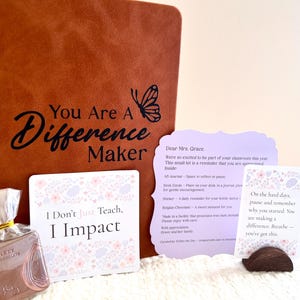 Teacher Gift Box Set Personalized Appreciation Present For Teacher Classroom Gift Box Custom Educator Surprise Thank You Teacher Gift Set