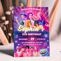 Editable Birthday Invitation| Anime Theme party| Anime Invite| Birthday Party| Kids Birthday Invite| Canva Template product logo