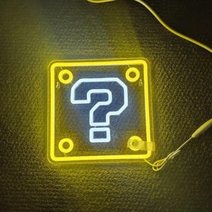 Illuminate Your Gamer Haven with This Mario Neon 25 cm LED Wall Light | Gamer Room Decor | Super Mario Gift | Retro Gaming Nig