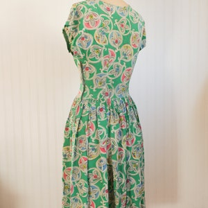 1930s fleur de lis dress As Is Size XS/S 25 waist image 5