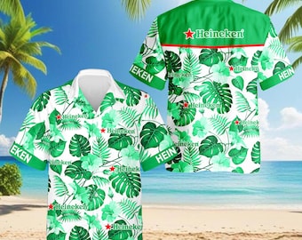 Heineken Hawaiian Shirt: Tropical Beer Aloha Shirt