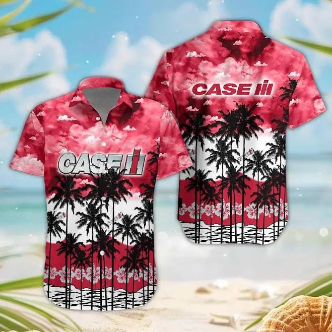Case IH Hawaiian Shirt, Farm Tractor Aloha Shirt - Etsy