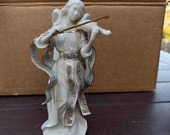 Lenox Barock ENGEL mit VIOLA SKU 185946 Ausverkauft No Box