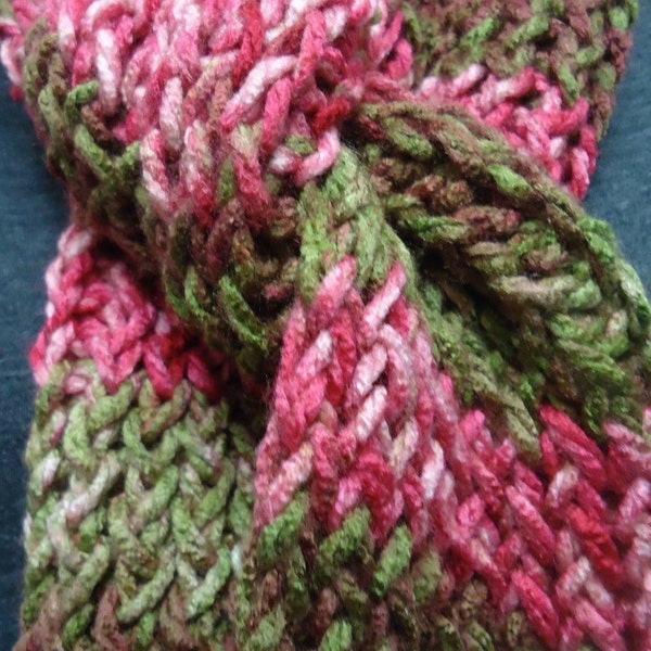 Knitted Scarf - Red Bayou