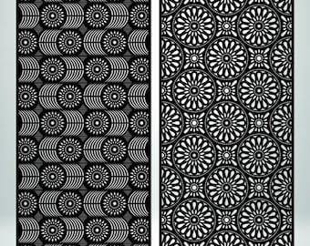 Laser Cut Wall Panel SVG DXF | Geometric  CNC Router Files .