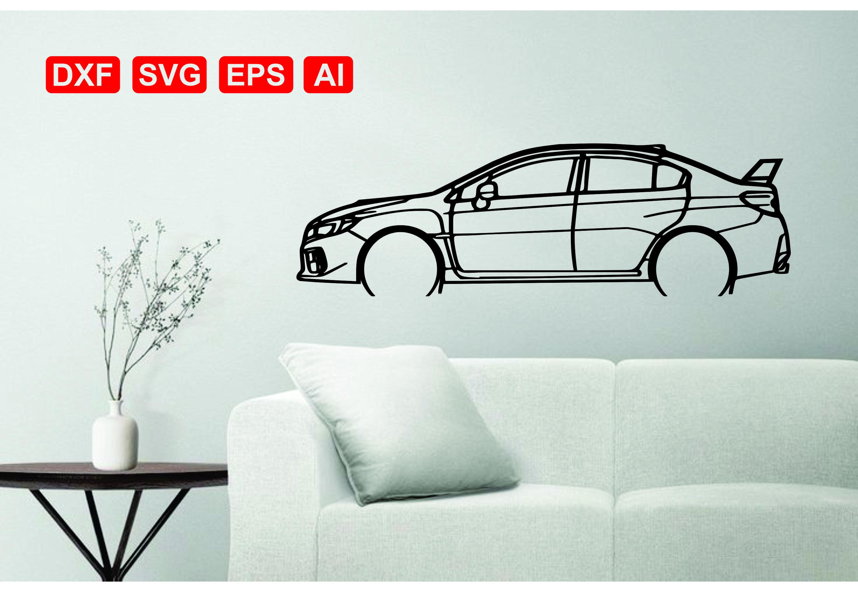 Wrx Engine Svg WRX STI VA Car Silhouette, Metal Wall Art (svg, Dxf) - Etsy