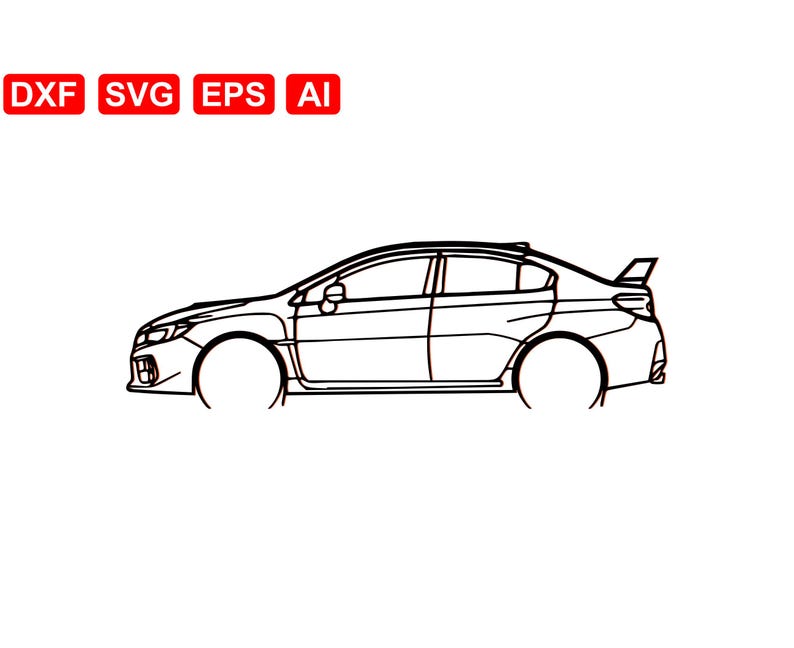 Wrx Engine Svg WRX STI VA Car Silhouette, Metal Wall Art (svg, Dxf) - Etsy