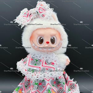 Hmong Dress for Labubu Doll. HS8