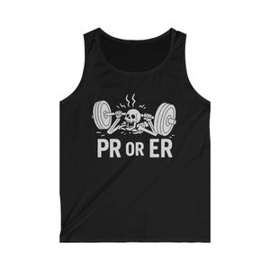 Motivational Workout Tank Top, Gym Weightlifting Sleeveless Shirt, Men&#39;s Fitness Apparel, Exercise Muscle Tee, Bodybuilding