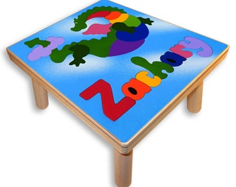 Name Puzzle Stool for children | Flying Dragon