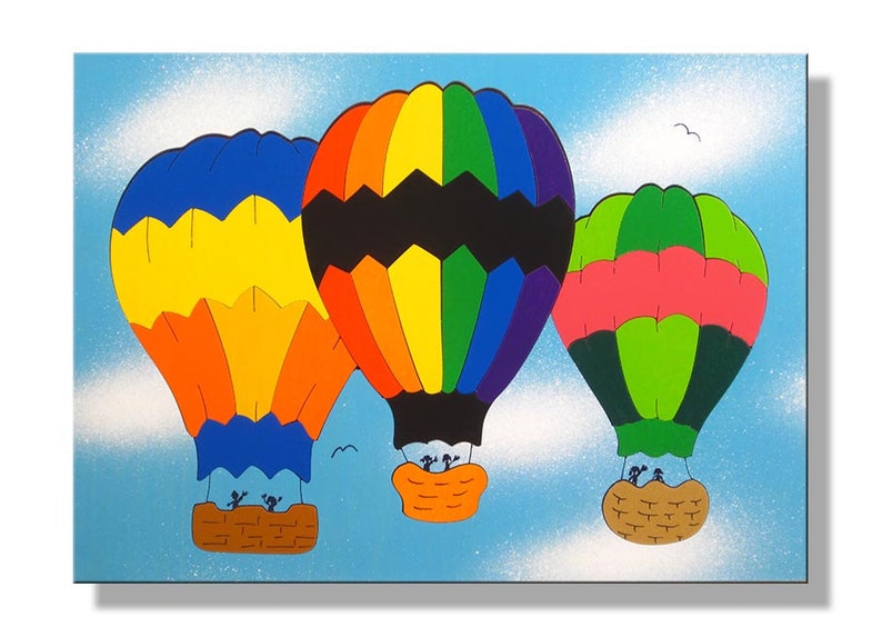 Puzzle for Child Hot Air Balloons image 1