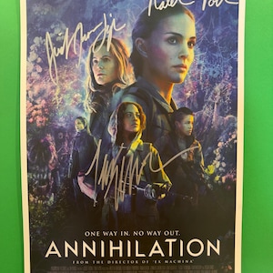ANNIHILATION _ Signed Movie Poster (3 Autographs) COA