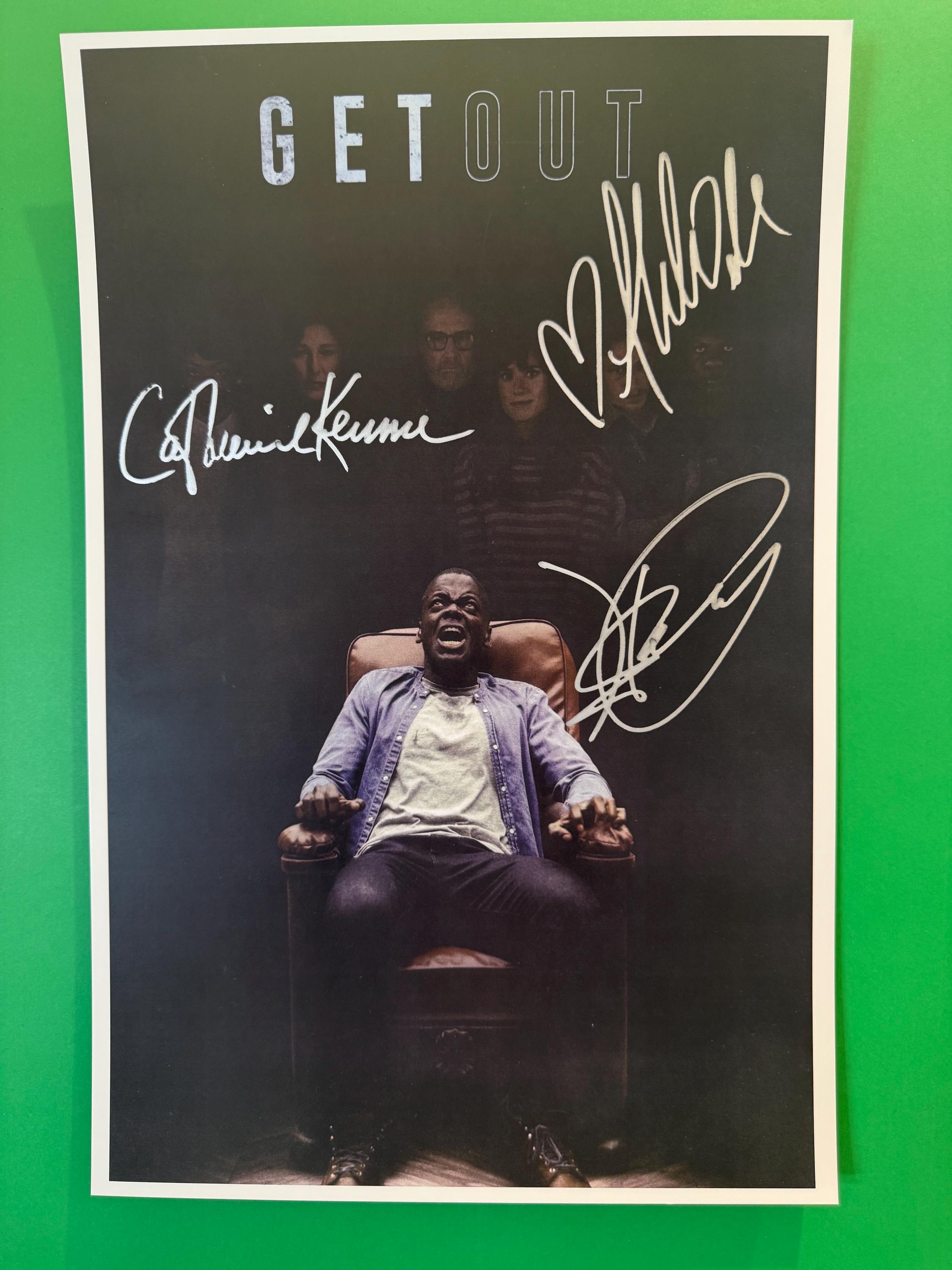 Discover Get Out Signed Movie Poster - Premium Matte Vertical Poster