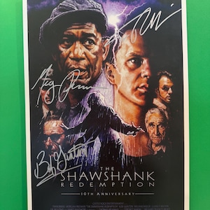 Shawshank Redemption _ Signed Movie Poster (3 Autographs) COA
