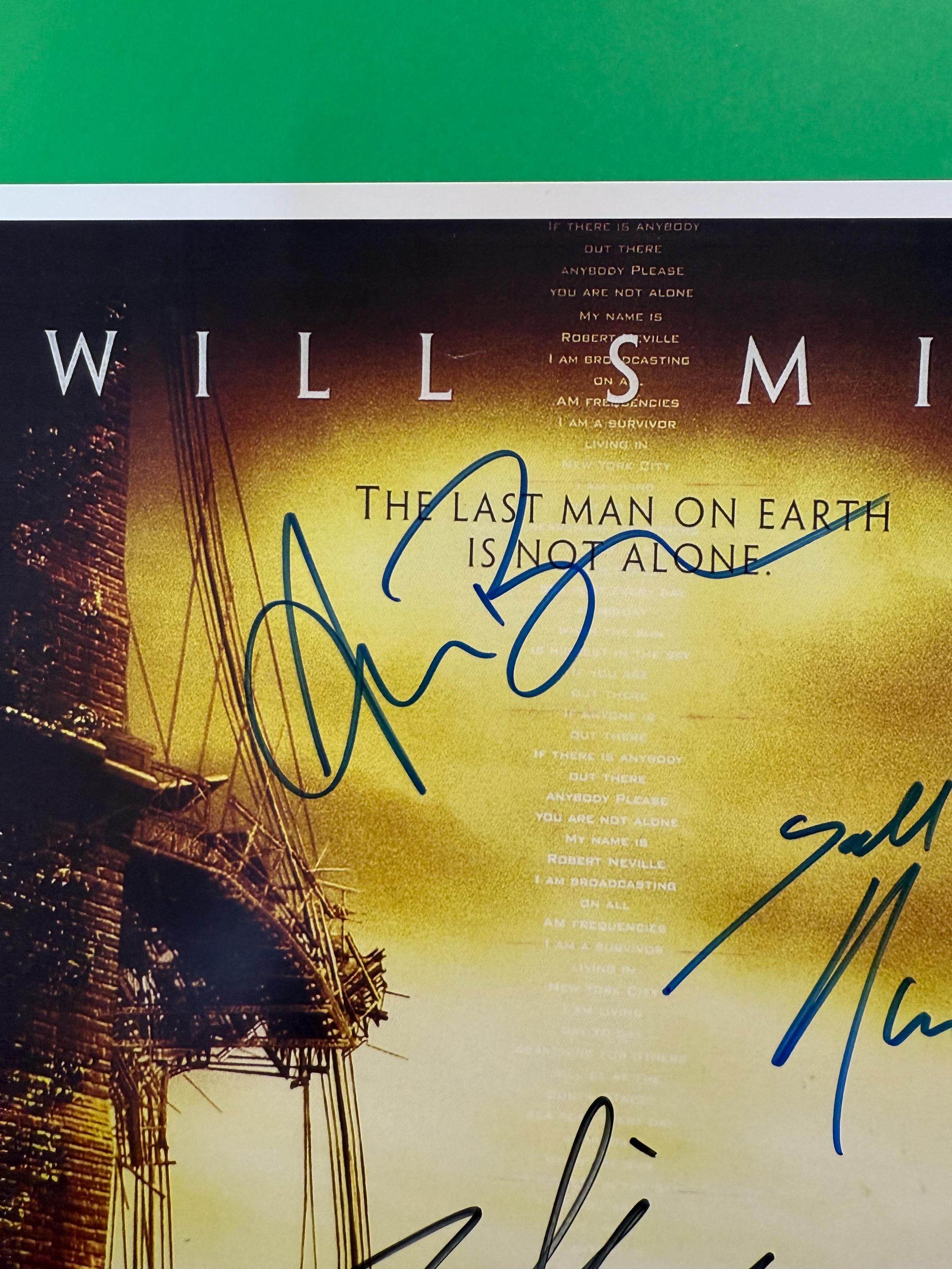 アイ・アム・レジェンド 直筆サイン入り映画ポスター（サイン3枚） COA