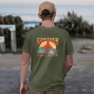 Mountain Adventure Unisex T-Shirt, Outdoor Apparel, Gift for Hikers, Nature Lover&#39;s Tee, Summer Travel Shirt