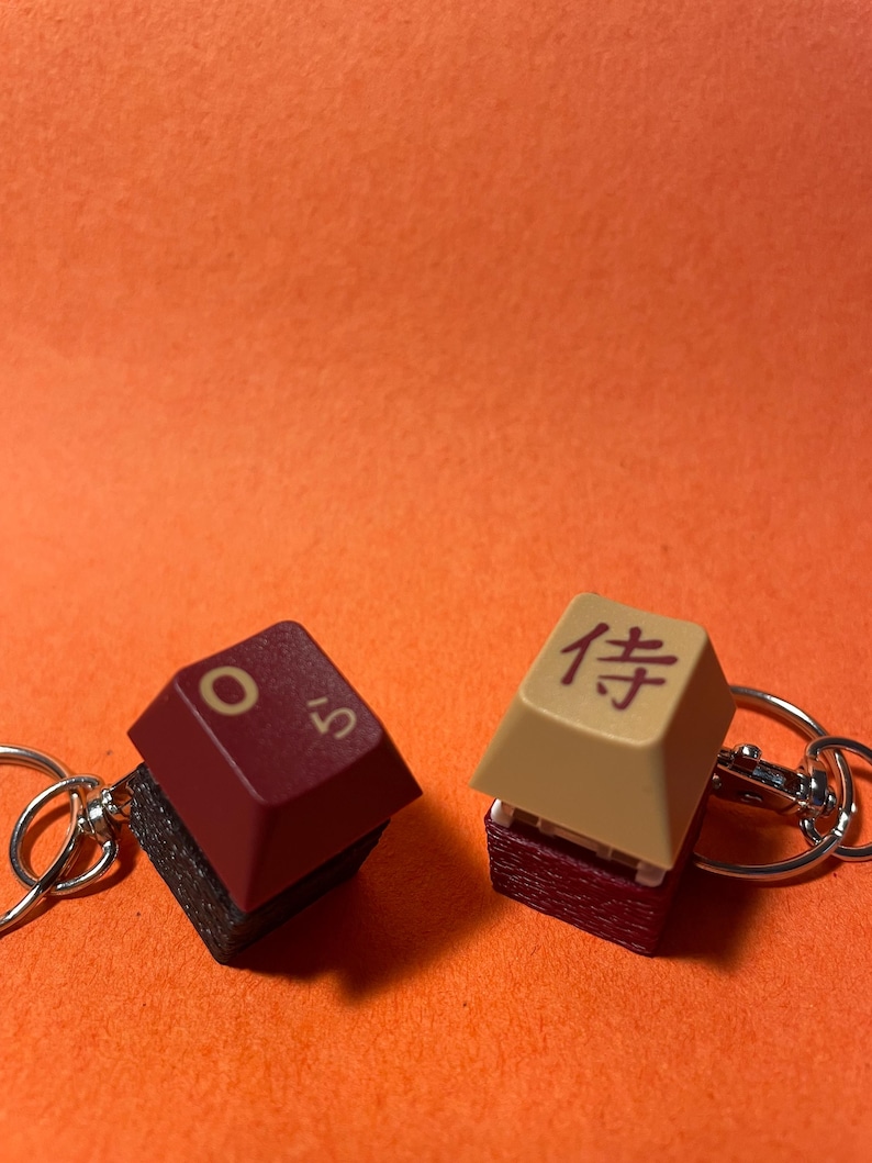 Customizable 3D Printed Mechanical Keyboard Switch Keychain with GMK Keycap
