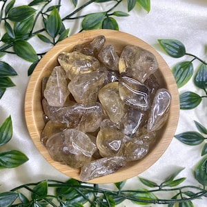 NATURAL Citrine Tumble for Abundance, Joy, and Empowerment, Crystal Tumbles, Rocks and Minerals, Natural Stone Tumble, High Quality Gemstone