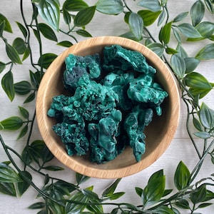 Velvet Fibrous Malachite Specimens for Transformation, and Love, Raw Crystal Specimen, Rocks, Minerals, Natural Stone, High Quality Gemstone