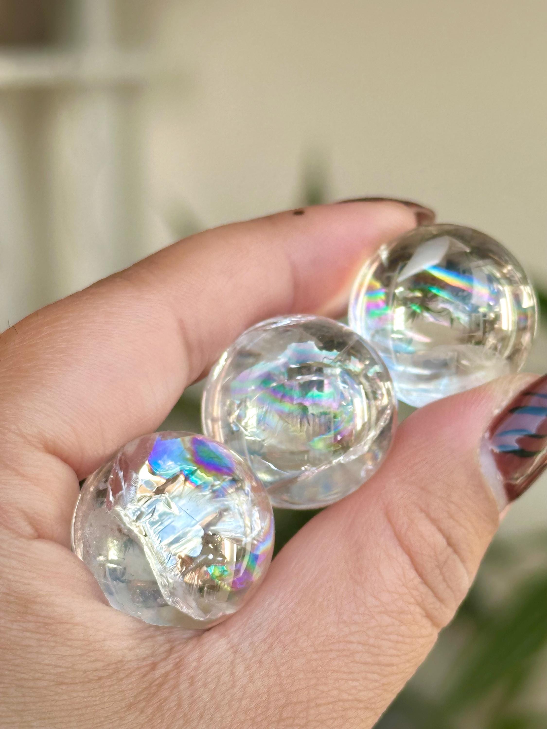 thumbnail image 2 of 6mm To 12mm Gray Rainbow Moonstone Loose Beads - Gleamy Frosted Round Gems, 15" Strand PL570 2 of 4