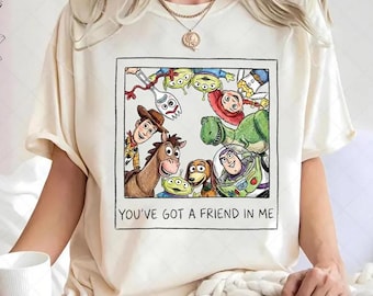 Toy Story DTF Transfers, You've Got A Friend In Me Dtf, Woody, Buzz Lightyear, Ready To Press