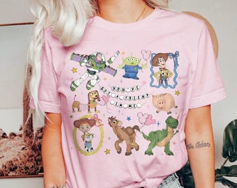 Toy Story DTF Transfers, Woody, Buzz Lightyear, Ready To Press