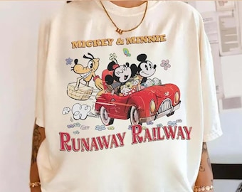 Disney Mickey & Minnie's Runaway Railway Nada puede detenernos ahora Transferencia DTF, WDW Magic Kingdom Disneyland Regalo de vacaciones familiares