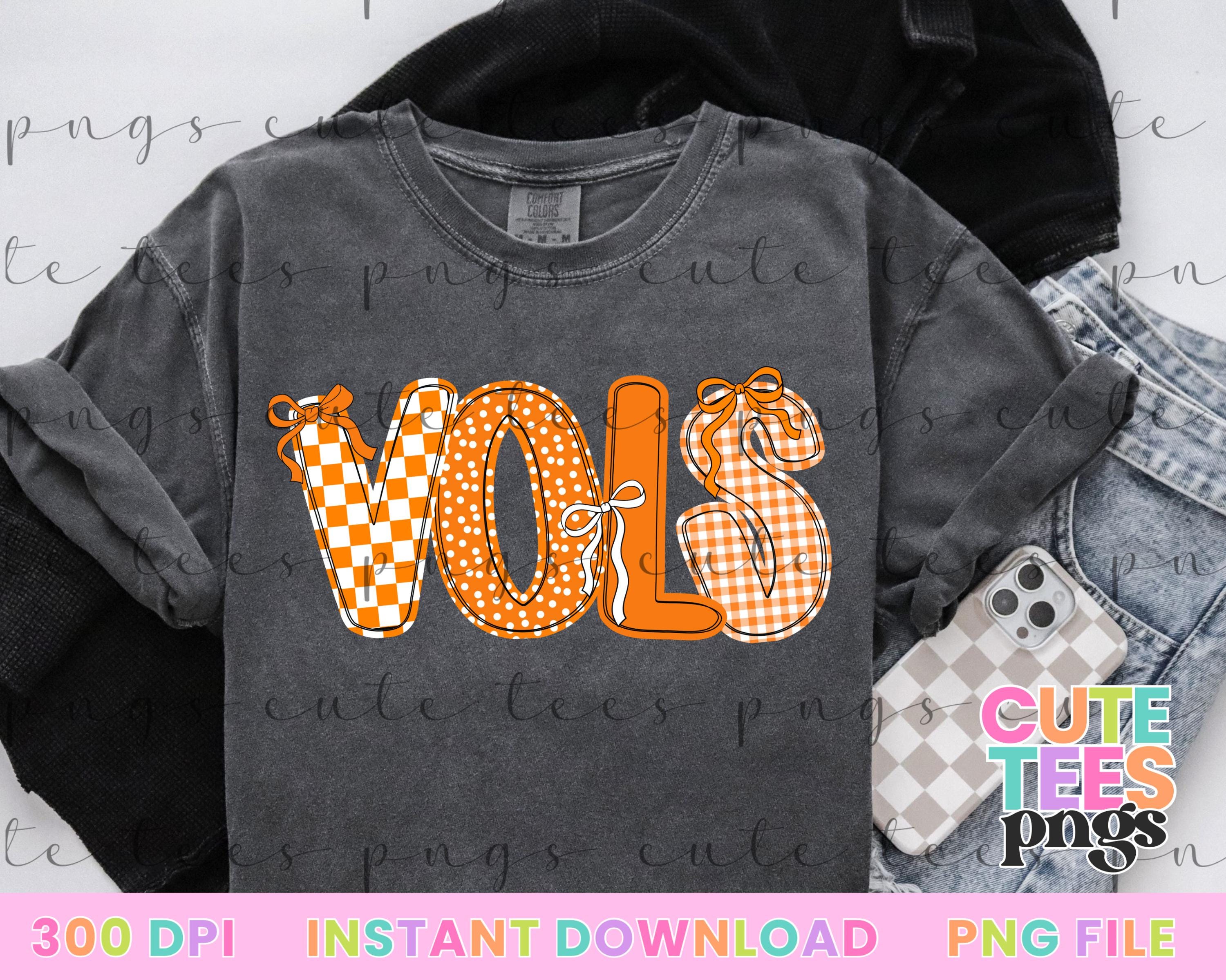 Orange and White Bow Shirt Png Game Day Shirt Png