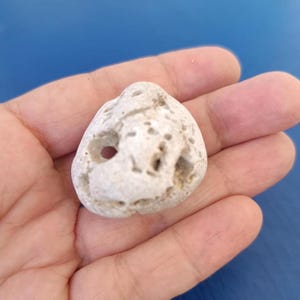 Rare Hagstone - Stone with natural holes - Witchcraft pebble - Genuine Pebble - Sea Rocks with Multiple Holes - Chicken God Stone
