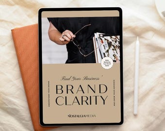 Brand Clarity Workbook for Small Business Owners | DIY Branding Guide | Ideal Client, Brand Voice & Content Planning Template
