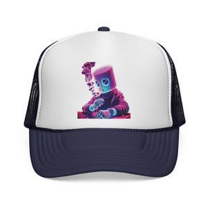 Retro Trucker Cap: Vibrant Colors, Adjustable Fit