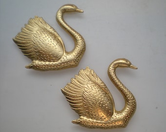 16 Pièces Flans Cuivre Brut – Formes Cygne / Oiseau / Animal – Stampings Pour Création DIY, Origine USA
