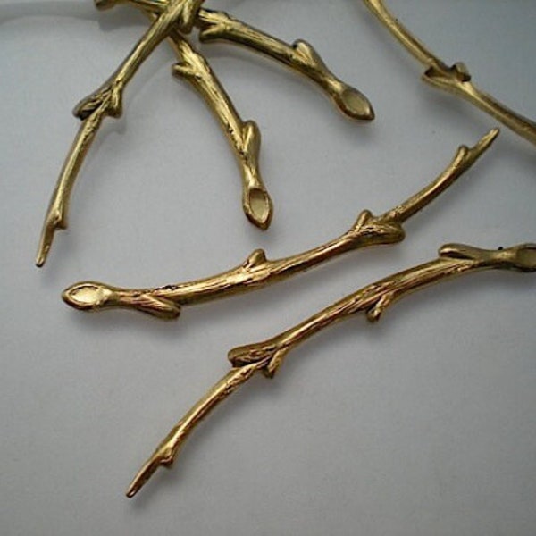 6 brass branch stampings ZD515