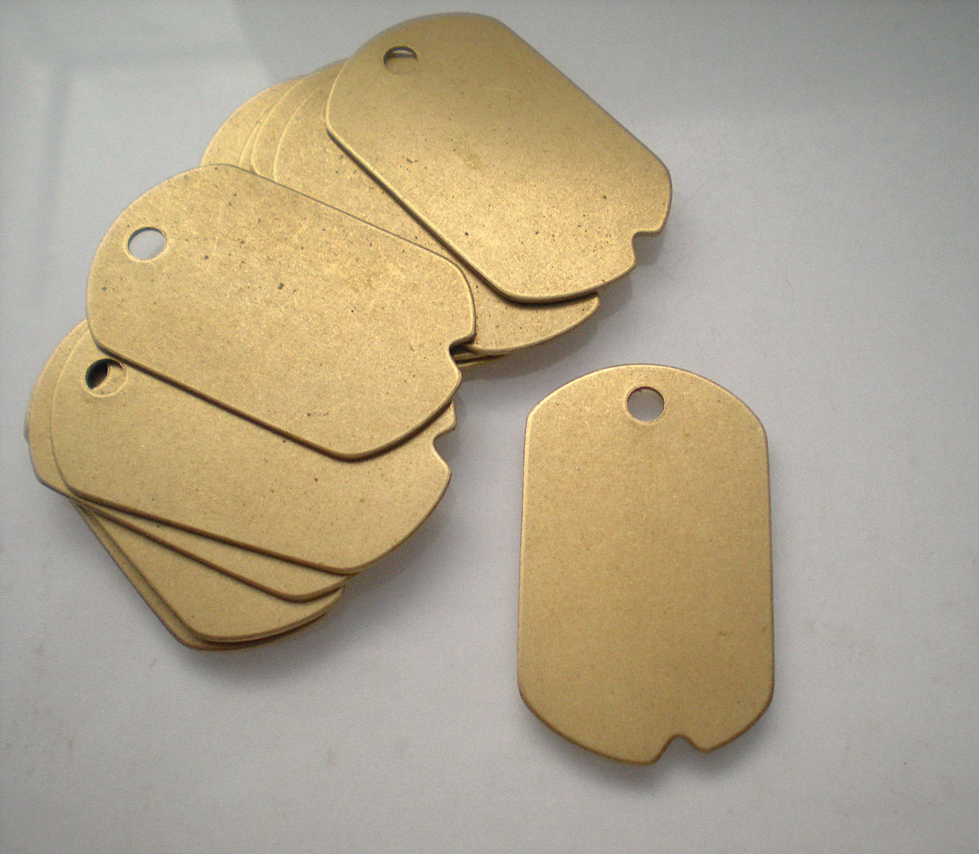 Blank brass dog tags hotsell