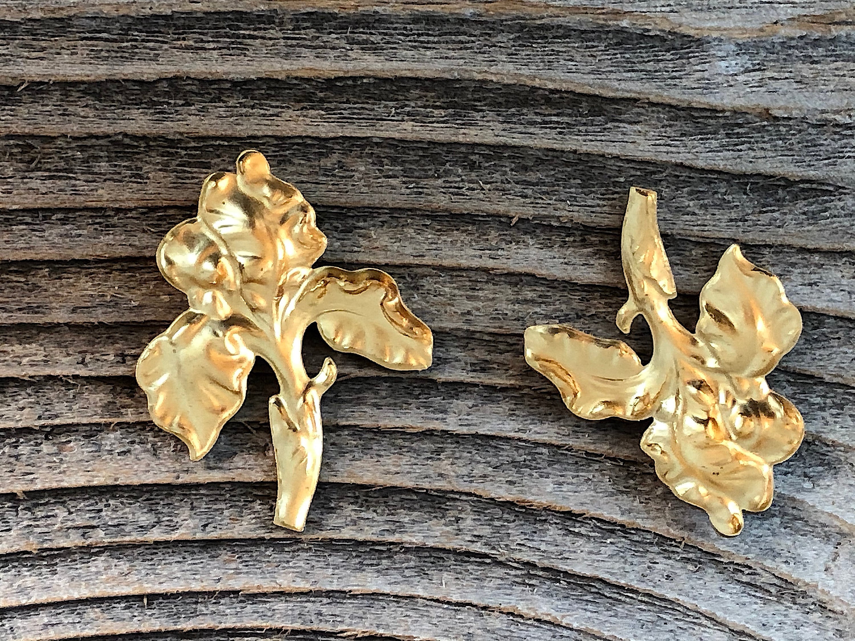 4つの大きな真鍮の虹彩刻印 ZD235 - Etsy 日本