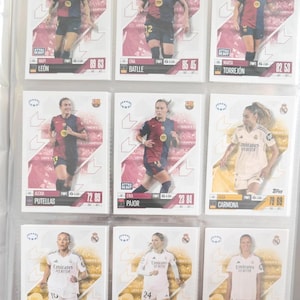 Topps Match Attax Extra 24/25 Women&#39;s Champions League 29 cards & 2 extras