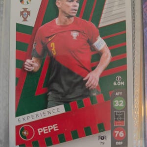 Topps Match Attax UEFA Euro 2024 Pepe 3 cards experience & ultimate Portugal