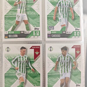 Topps Match Attax 2024/25 set of 41 New Squad Update cards, UEFA