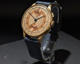 Chronographe Suisse 35 mm - Yellow Gold 18k Manual Watch