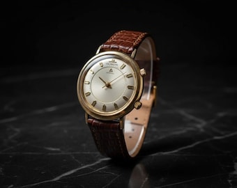 Jaeger-LeCoultre Memovox - Plaqué or 10 carats - Montre-réveil - vintage - révisée