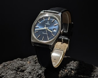 Omega Genève Automatic 35mm - Ref. 166.0118 – 1972 – Blue Dial – Cal. 1481