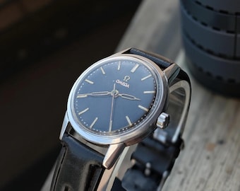 Omega Seamaster 30- 1960s - Manual Wind - 35mm restaured Black Dial