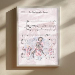 Impression aquarelle de football américain | La bannière étoilée | Oeuvre d'art pour la célébration des joueurs américains | Art mural Coupe du monde 2026 | Fan de football américain