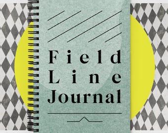 Field Line Journal Verdant Green — Dotted Notebook for Notes, Ideas, and Field Work