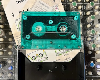 Build-Your-Own Cassette Loop DIY Kit (3D-Printed Insert + J-Card, No Tape Included)