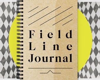 Field Line Journal Desert Sand — Dotted Notebook for Notes, Ideas, and Field Work
